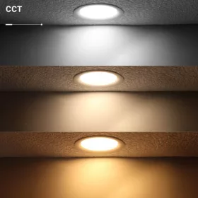 MiBoxer 18W-os süllyesztett RGB+CCT LED lámpa színes és állítható fehér fénnyel, dimmelhető