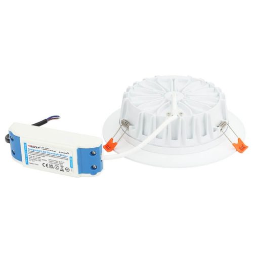 MiBoxer 18W-os süllyesztett RGB+CCT LED lámpa színes és állítható fehér fénnyel, dimmelhető