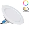MiBoxer 12W-os süllyesztett RGB+CCT LED lámpa színes és állítható fehér fénnyel, dimmelhető