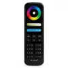 MiLight RGB-CCT távirányító 8 csatornás érintőgombos (2,4 GHz) Fekete
