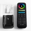MiLight RGB-CCT távirányító 8 csatornás érintőgombos (2,4 GHz) Fekete