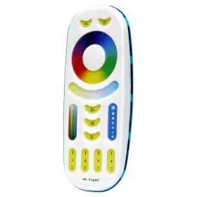  MiLight távirányító RGB CCT LED szalagokhoz (2,4 GHz) 4 zónás fehér