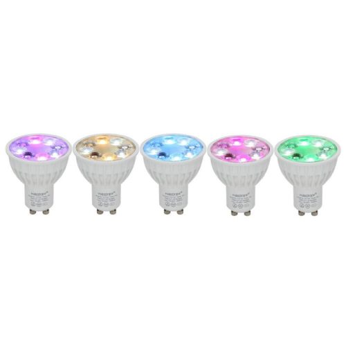 MiLight LED spot lámpa GU10 RGB+CCT 4 Watt 2,4GHz