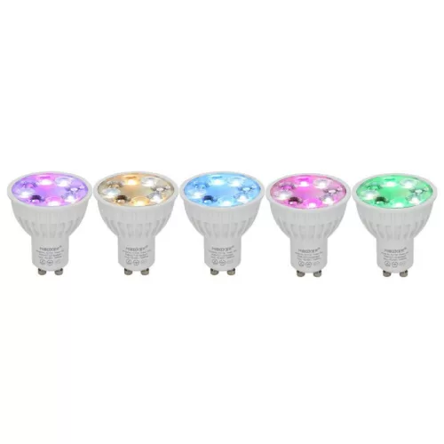 MiLight LED spot lámpa GU10 RGB+CCT 4 Watt 2,4GHz