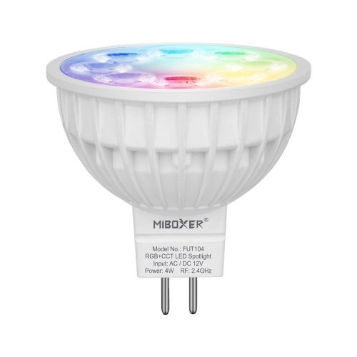 MiLight LED spot RGB+CCT MR16 4 Watt 12V 2,4GHz