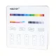 Vezeték nélküli fali érintős vezérlő RGB és CCT LED szalagokhoz 2,4 GHz 4 zóna