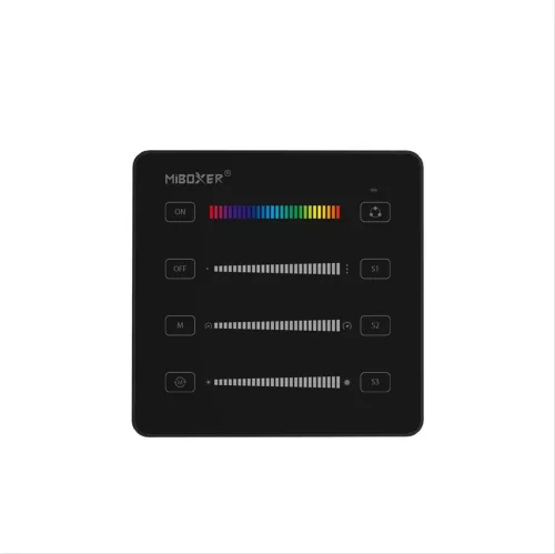 MiLight SPI digitális LED szalag vezérlő panel RGB/RGBW (2,4 GHz) Fekete