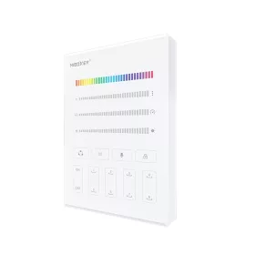 MiBoxer B9 fekete/fehér érintőgombos fali panel digitális LED szalag vezérléséhez