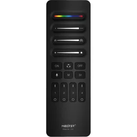 MiBoxer C10 fehér kézi távirányító 4 zónás Pixel LED vezérléshez, sebességállító csúszkával, Fekete