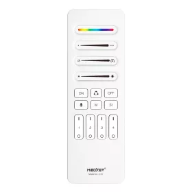 MiBoxer C10 fehér kézi távirányító 4 zónás Pixel LED vezérléshez, sebességállító csúszkával, Fehér