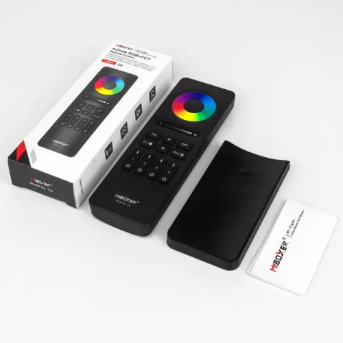 Miboxer univerzális RGB-CCT távirányító 4 zóna (2,4 GHz) fekete