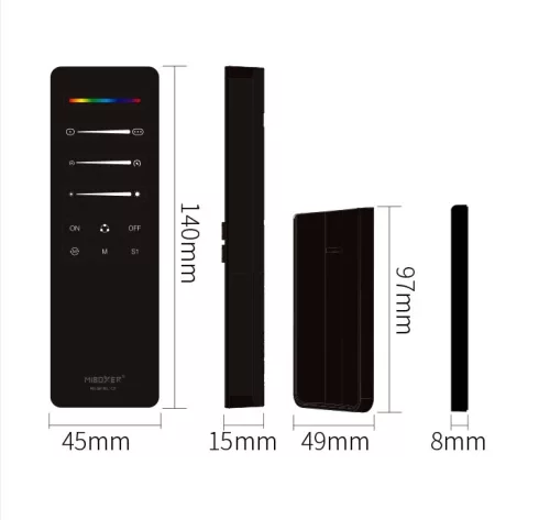 MiLight SPI digitális LED szalag távirányító RGB/RGBW (2,4 GHz)