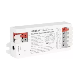MiBoxer E2-WR Tuya WiFi 2 az 1-ben okos LED szalag vezérlő egyszínű és CCT szalagokhoz