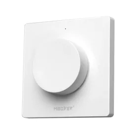   MiLight fali tekerőgombos fényerőszabályzó egyszínű és CCT LED szalagokhoz (2,4 GHz) fehér