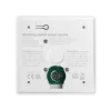 MiLight fali tekerőgombos fényerőszabályzó egyszínű és CCT LED szalagokhoz (2,4 GHz) fehér