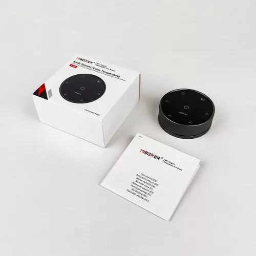 MiBoxer K5 prémium fémházas CCT tekerőgombos LED fényerőszabályzó távirányító 2.4G