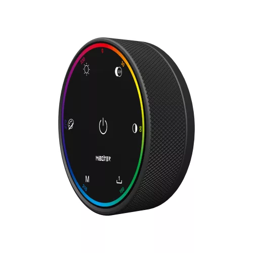 MiBoxer K6 prémium fémházas RGB+CCT tekerőgombos LED távirányító 2.4G
