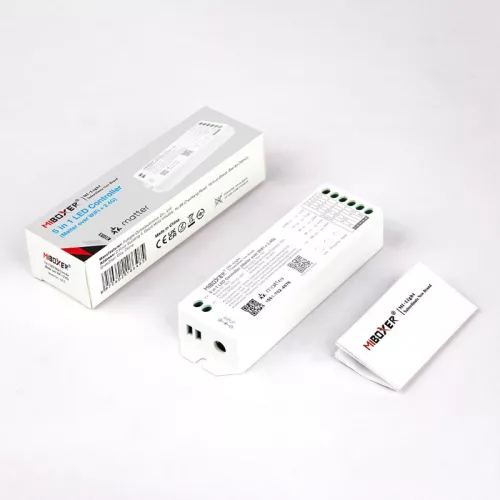 MiBoxer ML5 univerzális 5 az 1-ben okos LED vezérlő Matter és WiFi támogatással, 12,24,48V