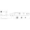 Miboxer PLC LED talajlámpa RGB-CCT 5W IP68 DC24V