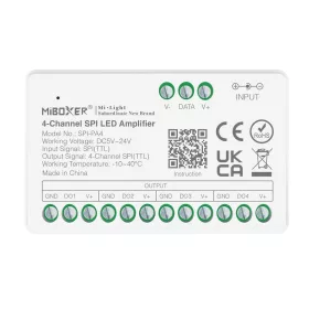 MiBoxer SPI-PA 4 csatornás jelerősítő modul digitális LED szalagokhoz
