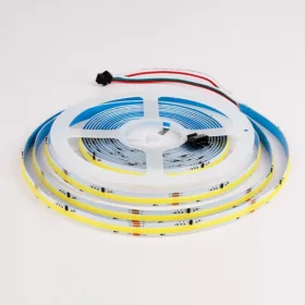   SPI digitális COB LED szalag futófény 24V 360 LED/m 14W/m 6500K WS2811
