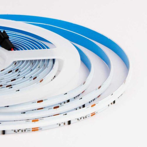 SPI digitális RGB COB LED szalag 24V 720 LED/m