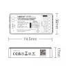 MiLight univerzális LED szalag vezérlő Egyszínű/CCT 12/24V 12A (2,4 GHz)