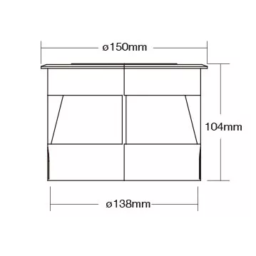 LED talajlámpa RGB-CCT 9W IP68 DC24V