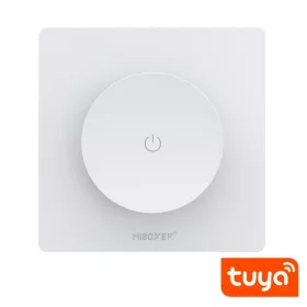 MiBoxer TRI-K1WR fehér forgatógombos WiFi és RF okos fényerőszabályzó