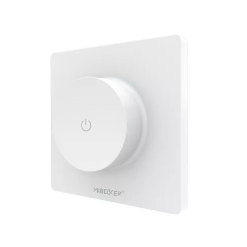 MiBoxer TRI-K1WR fehér forgatógombos WiFi és RF okos fényerőszabályzó