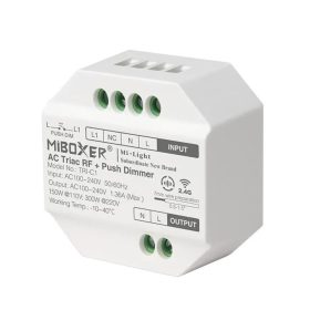 Miboxer AC Triac Fényerőszabályozó Rádiós+Nyomógombos