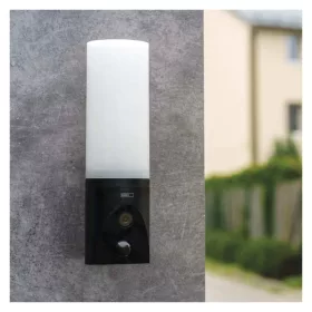   Kültéri IP kamera és fali lámpa EMOS GoSmart IP-300 TORCH fekete