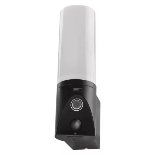 Kültéri IP kamera és fali lámpa EMOS GoSmart IP-300 TORCH fekete