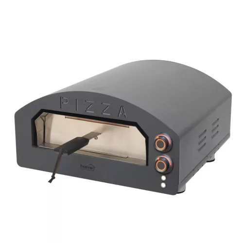 Home HGPZ02 elektromos pizzakemence 380°C-os, cordierite pizzakővel, kültéri használatra