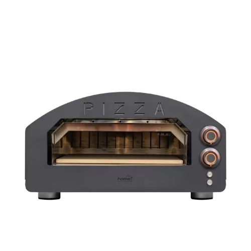 Home HGPZ02 elektromos pizzakemence 380°C-os, cordierite pizzakővel, kültéri használatra