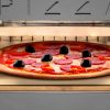 Home HGPZ02 elektromos pizzakemence 380°C-os, cordierite pizzakővel, kültéri használatra