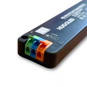 Mindössze 15mm magas ultra vékony alumínium LED tápegység és trafó bútorvilágításhoz 12V 150W