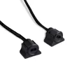 Kétajtós kétérzékelős Mini AMP 2-PIN központi kapcsoló LED bútorvilágításhoz antracit színben