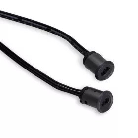 Kétajtós kétérzékelős Mini AMP 2-PIN központi kapcsoló LED bútorvilágításhoz antracit színben