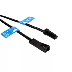 Kétajtós dupla érzékelős 2-pin kapcsoló LED bútorvilágításhoz antracit színben
