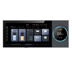 HUGOLED Tuya Smart S3 csúcskategóriás fali vezérlőpanel 6 colos 1440p kijelzővel és fizikai tekerőtárcsával