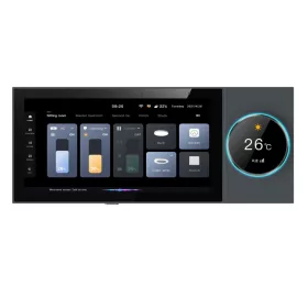HUGOLED Tuya Smart S3 csúcskategóriás fali vezérlőpanel 6 colos 1440p kijelzővel és fizikai tekerőtárcsával