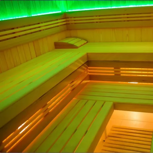 RGB színes LED szalag szaunába 105°C COB 24V 10W 840lm/m IP67