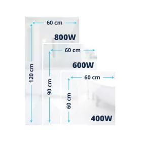 BVF MG 600W Prémium Tükör Infrapanel 900x600x25