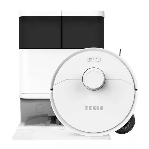 TESLA RoboStar iQ900 Ultra intelligens robotporszívó és forgó felmosó az automata tisztítóállomással