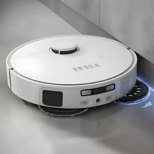 TESLA RoboStar iQ900 Ultra intelligens robotporszívó és forgó felmosó az automata tisztítóállomással