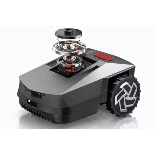 InverX Z5 intelligens határoló vezeték nélküli fűnyíró robot RTK és Vision navigációval valamint 5 órás üzemidővel