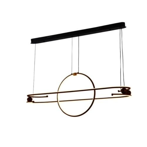 LED dizájn csillár függeszték 95W 1m Fekete