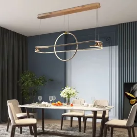 LED dizájn csillár függeszték 95W 1m Bronz