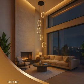 Dizájn LED óriás függő lámpa 70W 3m